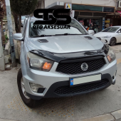 SsangYong Uyumlu Piano Black Kaput Üstü Havalandırma Izgarası - 3
