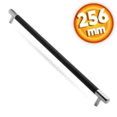 Hitit Mobilya Çekmece Mutfak Dolap Dolabı Kulpu Kulpları Kulbu 256 Mm Mat Siyah Krom Metal Kulp thumbnail 1