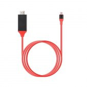 Usb Type C 3.1 To Hdmi Çevirici Dönüştürücü Tv Bağlama Kablosu - 3