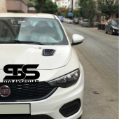 Fiat Egea Uyumlu Piano Black Kaput Üstü Havalandırma Izgarası thumbnail 1