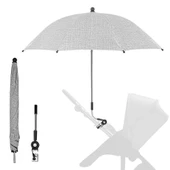 Valkyrie Bebek Arabası İçin Ayrılabilir 360 Derece Ayarlanabilir 75 cm Şemsiye - Gri - 3