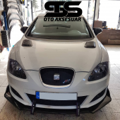 Seat Leon Mk2 Uyumlu Piano Black Kaput Üstü Havalandırma Izgarası - 1