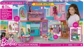 Barbie Tatil Evi (107 Cm), 30Dan Fazla Parçasıyla 2 Katlı, 6 Odalı, Salıncaklı, 3 Yaş Ve Üzeri Hcd5 - 6