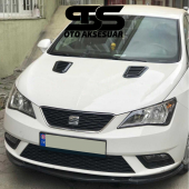 Seat Ibiza Uyumlu Piano Black Kaput Üstü Havalandırma Izgarası thumbnail 1
