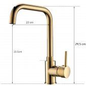 Venita Gold Lüks Mutfak Eviye Batarya - 3