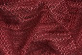 ORKİDE MODEL BORDO RENK TEK KANAT Pileli Fon Perde 75*260 cm - 6
