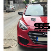 Hyundai i30 Uyumlu Piano Black Kaput Üstü Havalandırma Izgarası - 2