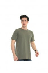 Erkek T-shirt Gravıs Haki S - 3