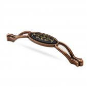 Çekmece Dolap Kapak Kulpu Kulbu 128 mm Antik Bakır Metal Kulp (4 ADET) - 5