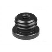 Ayex,1/4 inç Tripod Vidasını 5/8 İnçe Dönüştürücü Vida Adaptörü Siyah - 1