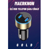 OTO 2'Lİ USB 4,8 A ŞARJ CİHAZI - GOLD - 1