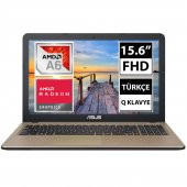Asus X540BA-DM317A7 A6-9225 16GB 512SSD 15.6" FullHD FreeDOS Taşınabilir Bilgisayar thumbnail 1