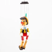Ahşap Pinokyo Kukla 45 cm - 4