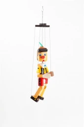 Ahşap Pinokyo Kukla 45 cm - 6