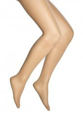 ÖZGE BAYAN 3 LÜ PAKET FİT 15 İNCE PARLAK DİZALTI ÇORAP - 1