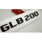 GLB 200 Bagaj Parlak Siyah ABS 3M 3D Yazı Logo - 1