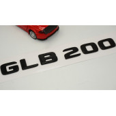 GLB 200 Bagaj Parlak Siyah ABS 3M 3D Yazı Logo - 3