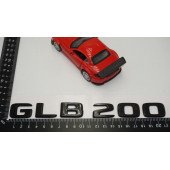 GLB 200 Bagaj Parlak Siyah ABS 3M 3D Yazı Logo - 5