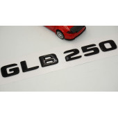 GLB 250 Bagaj Parlak Siyah ABS 3M 3D Yazı Logo - 3