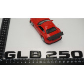GLB 250 Bagaj Parlak Siyah ABS 3M 3D Yazı Logo - 5