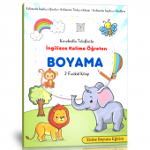 İngilizce Kelime Öğreten BOYAMA Kitap Seti (2 Fasikül Kitap) - 1