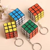 Mini Rubik Zeka Küpü (sabır Küpü) 3x3 Anahtarlık - 1