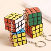 Mini Rubik Zeka Küpü (sabır Küpü) 3x3 Anahtarlık - 2