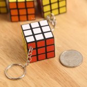 Mini Rubik Zeka Küpü (sabır Küpü) 3x3 Anahtarlık - 3
