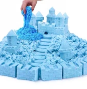 Kinetik kum 1kg - Mavi Renk thumbnail 1