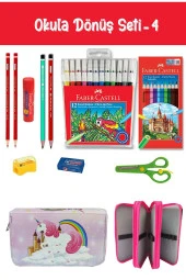 Kırtasiye Seti Unicorn Ülkesi Kalem Kutulu 11 Parça Okula Dönüş Set:4 - 1
