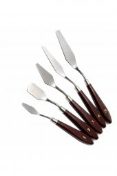 Resim Spatula Seti, Metal Spatula 5li (Painting Knife) - 1