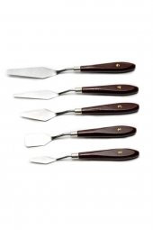 Resim Spatula Seti, Metal Spatula 5li (Painting Knife) - 3