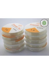 Şeffaf Misina 1 mm Esnek Silikon El İşi Takı Aksesuar Misinası - 1 Adet - 3