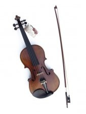 VANETTA VL-5 / 4/4 Masif Keman (Abanoz Burgu ve Aksam) thumbnail 1