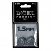 ERNIE BALL P09200 Prodigy Siyah Delrin 1.5 mm 3S 6lı Paket Pena - 1
