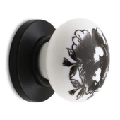 Eymen Düğme Çekmece Dolap Dolabı Kulpu Kulbu Beyaz Siyah Desenli Polimer Kulpları Mobilya Mutfak thumbnail 5