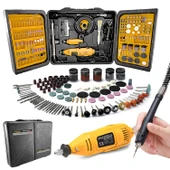 Anadolu Strong 350 Parça Çift Makinalı Gravür Oyma Dremel Taşlama Zımpara 130 W - 4