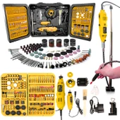 Anadolu Strong 350 Parça Çift Makinalı Gravür Oyma Dremel Taşlama Zımpara 130 W - 1