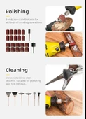 Anadolu Strong 350 Parça Çift Makinalı Gravür Oyma Dremel Taşlama Zımpara 130 W - 7