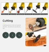 Anadolu Strong 350 Parça Çift Makinalı Gravür Oyma Dremel Taşlama Zımpara 130 W - 8