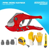 Anadolustrong ANS1026 PPRC Boru Kaynak Mini Makina Seti (3Metre,Eldiven ve Falçata  Hediye) - 4