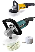 Rowermax RWRX-1200DO Alman Dizayn Devir Ayarlı  Polisaj Makinası 1200W Koltuk Fırçalama Dönen  Fırça - 1