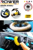 Rowermax RWRX-1200DO Alman Dizayn Devir Ayarlı  Polisaj Makinası 1200W Koltuk Fırçalama Dönen  Fırça - 6