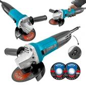 Anadolu Strong ANS1077 Devir Ayarlı Spral Makinası Avuç İçi Taşlama 125 mm 2 Adet Disk Hediye - 1