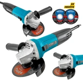 Anadolu Strong ANS1077 Devir Ayarlı Spral Makinası Avuç İçi Taşlama 125 mm 2 Adet Disk Hediye - 4