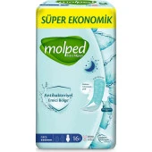 Molped Süper Ekonomik Antibakteriyel Ped Gece 16x5 80 Adet thumbnail 2