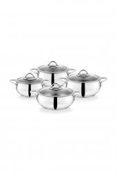 Schafer Cookhaus Çelik Tencere Seti 8 Parça Inox - 1