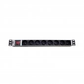 Ampconnect 191U 8 Yol Alman Tip On/Off Işıklı Anahtarlı Alü. Pdu - 3