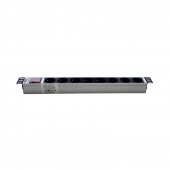 Ampconnect 191U 8 Yol Alman Tip On/Off Işıklı Anahtarlı Alü. Pdu - 4
