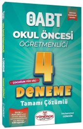 KPSS ÖABT Okul Öncesi Öğretmenliği Çocuğun Yüz Dili 4 Deneme Yönerge Yayınları - 1
